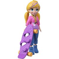 Mattel Polly Pocket sportovní panenka Skate Rockin Polly 3