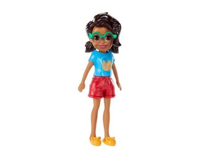 Mattel Polly Pocket štýlová bábika Shani kraťasy 24
