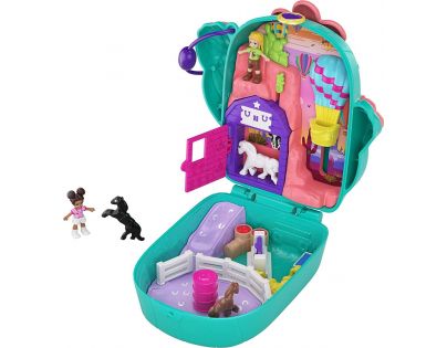 Mattel Polly Pocket svet do vrecka Cactus Cowgirl Ranch 46