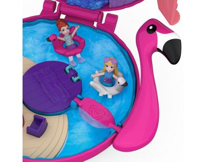 Mattel Polly Pocket svet do vrecka Flamingo Floatie 38