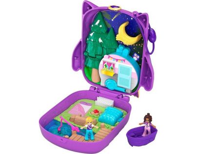 Mattel Polly Pocket svet do vrecka Owlnite Campsite 47