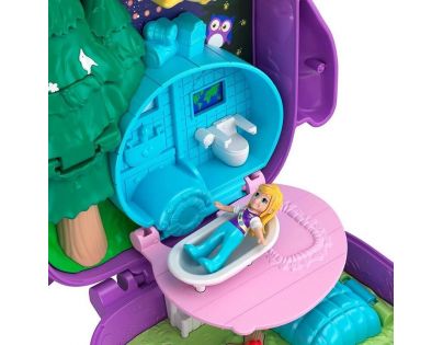 Mattel Polly Pocket svet do vrecka Owlnite Campsite 47
