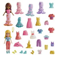 Mattel Polly Pocket veľká sada oblečkov a doplnkov morská panna