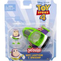 Mattel Toy story 4 minifigurka s vozidlem Buzz Lightyer a Spaceship 4