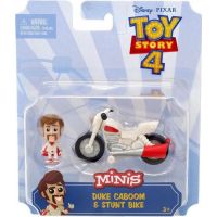 Mattel Toy story 4 minifigurka s vozidlem Duke Caboom a Stunt Bike 4