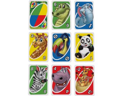Mattel Uno Junior zvieratká