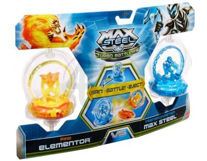 Max Steel Turbo Bojovníci 2ks Mattel Y9483