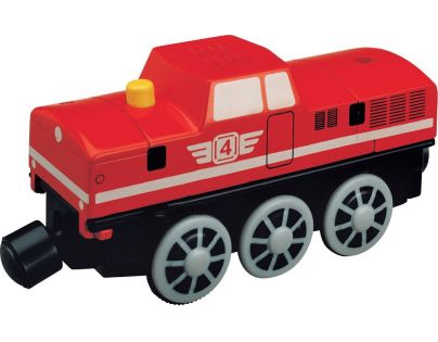 Maxim Elektrická lokomotiva červená