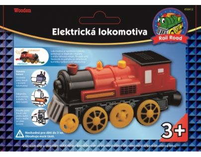 Maxim Elektrická lokomotíva červená