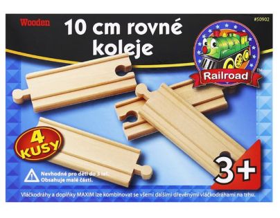 Maxim Koleje rovné 10 cm 4 ks