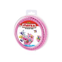 Mayka stavebnicová páska 1 m růžová 2