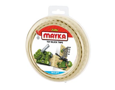 Mayka stavebnicová páska 1m světle hnědá