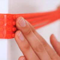 Mayka stavebnicová páska 1 m světle modrá 4