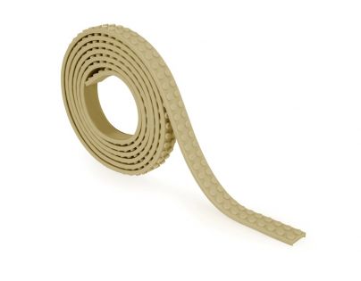 Mayka stavebnicová páska strednej 2 m svetlo hnedá