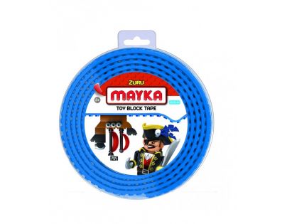 Mayka stavebnicová páska strednej 2 m tmavo modrá
