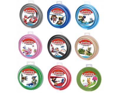 Mayka stavebnicová páska strednej 2 m tmavo modrá