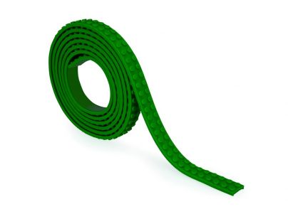 Mayka stavebnicová páska strednej 2 m tmavo zelená