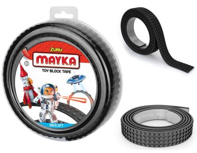 Mayka stavebnicová páska veľká 2 m čierna