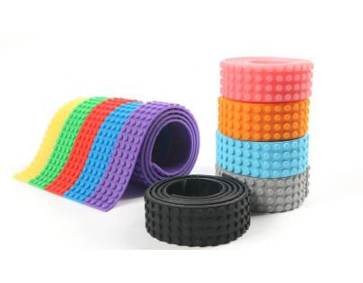 Mayka stavebnicová páska veľká 2 m čierna