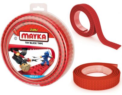 Mayka stavebnicová páska veľká 2 m červená