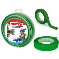 Mayka stavebnicová páska veľká 2 m tmavo zelená