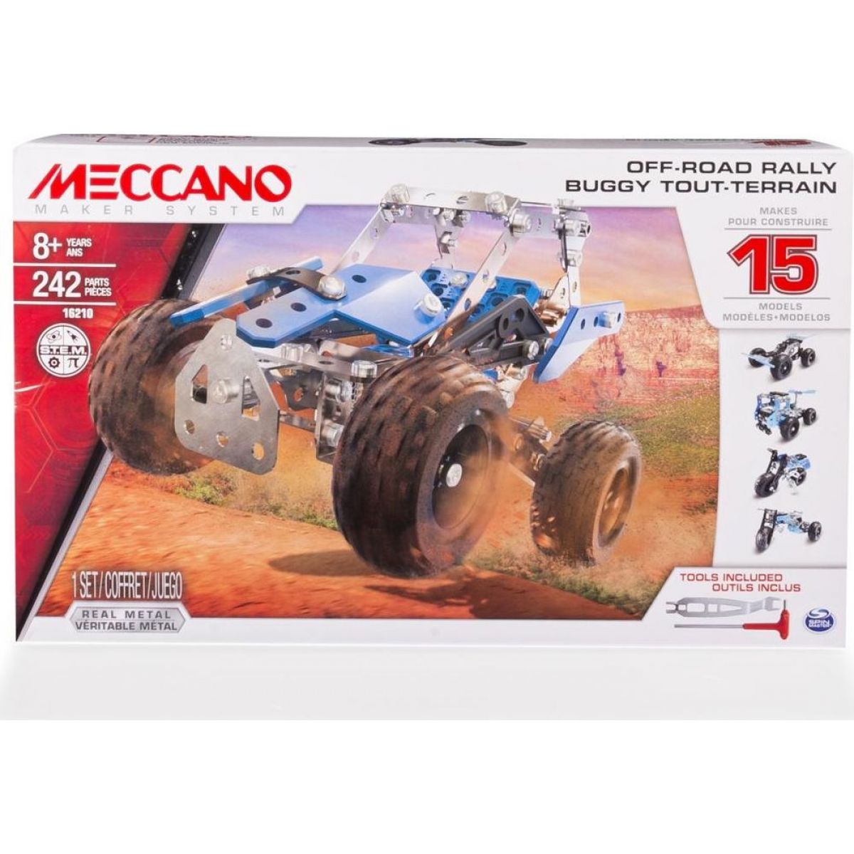 Meccano Clarke a motorky 15v1