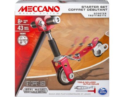 Meccano Set pre začiatočníkov kolobežka