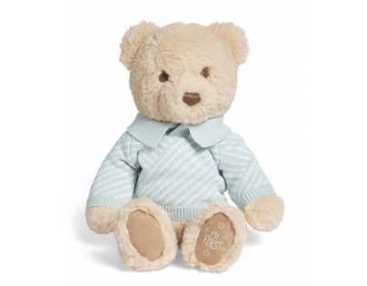 Mamas & Papas Medvedík vo svetri modrý 25 cm
