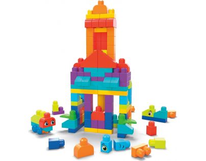 Mega Bloks Poriadne veľká taška kociek modrá 150 dielikov