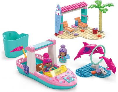 Mega Construx Barbie Color Reveal Výskum delfínov 121 dielikov