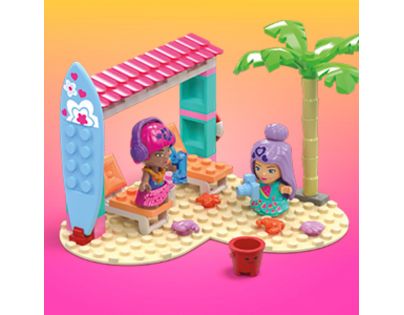Mega Construx Barbie Color Reveal Výskum delfínov 121 dielikov