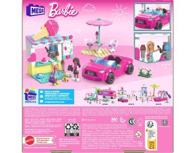 Mega Construx Barbie Zmrzlinový stánok 226 dielikov