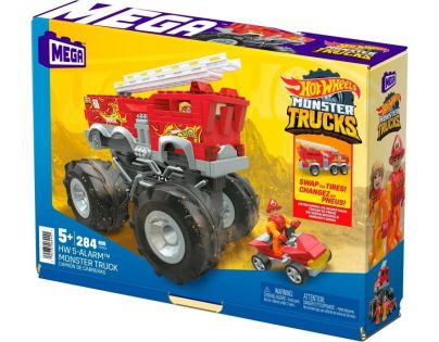 Mega Construx Hot Wheels Monster Truck 5 alarm 284 dielikov