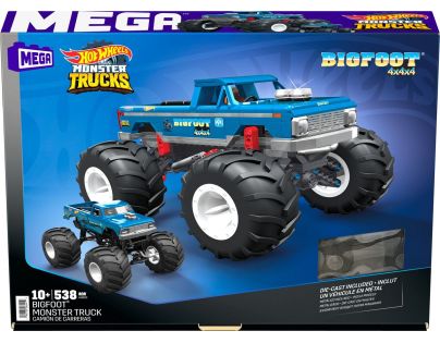 Mega Construx Hot Wheels zberateľský Bigfoot 538 dielikov