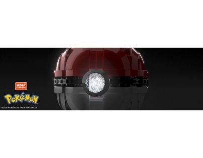 Mega Construx Pokémon svietiaci Jumbo Poké Ball