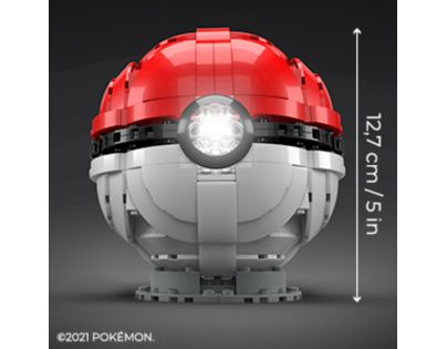 Mega Construx Pokémon svietiaci Jumbo Poké Ball