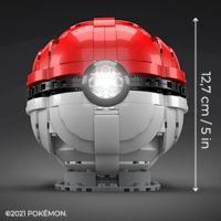 Mega Construx Pokémon svietiaci Jumbo Poké Ball 5