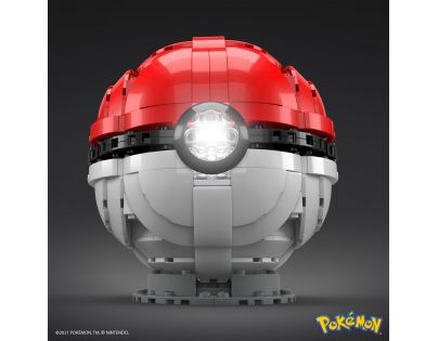Mega Construx Pokémon svietiaci Jumbo Poké Ball