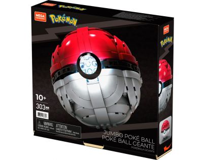 Mega Construx Pokémon svietiaci Jumbo Poké Ball