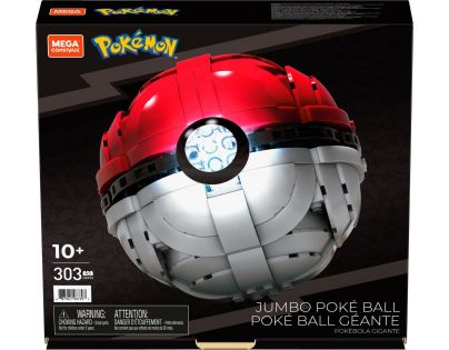 Mega Construx Pokémon svietiaci Jumbo Poké Ball