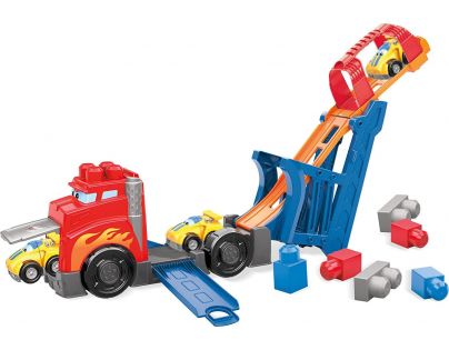 Mega Bloks auto s výsuvnou dráhou