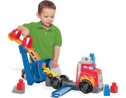 Mega Bloks auto s výsuvnou dráhou