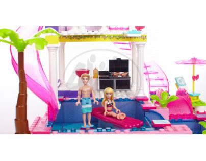 MEGABLOKS Micro 80228U - Barbie na party u bazénu