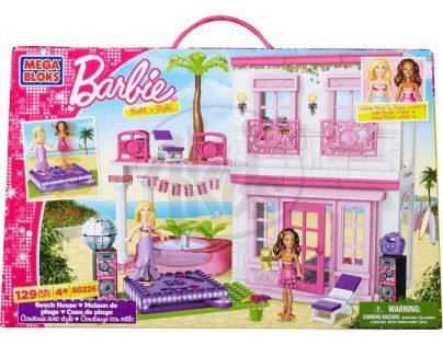 MEGABLOKS Micro 80226U - Barbie ve svém plážovém domě