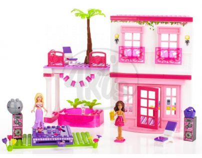 MEGABLOKS Micro 80226U - Barbie ve svém plážovém domě