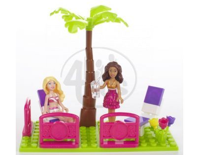 MEGABLOKS Micro 80226U - Barbie ve svém plážovém domě