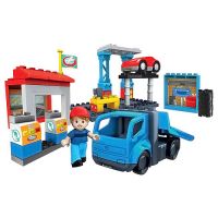 Megabloks Blok Town Velký hrací set s čerpací stanicí a servisem 2