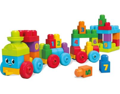 Megabloks First Builders 123 naučný vláček