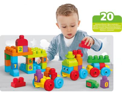 Megabloks First Builders 123 naučný vláček