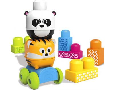 Megabloks First Builders jezdící zvířátka - Panda a Tygr